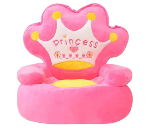 Bērnu Atpūtas Krēsls, Rozā Plīšs  Vidaxl