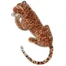 Rotaļu Leopards, Xxl, Brūns Plīšs Vidaxl