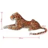 Rotaļu Leopards, Xxl, Brūns Plīšs Vidaxl