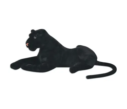 Rotaļu Pantera, Xxl, Melns Plīšs Vidaxl