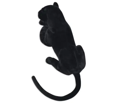 Rotaļu Pantera, Xxl, Melns Plīšs Vidaxl