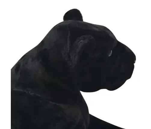 Rotaļu Pantera, Xxl, Melns Plīšs Vidaxl