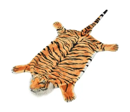 Tīģera Paklājs, 144 Cm, Brūns Plīšs Vidaxl