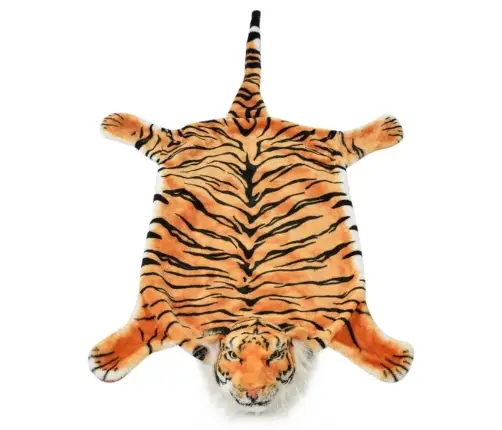 Tīģera Paklājs, 144 Cm, Brūns Plīšs Vidaxl