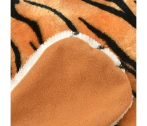 Tīģera Paklājs, 144 Cm, Brūns Plīšs Vidaxl