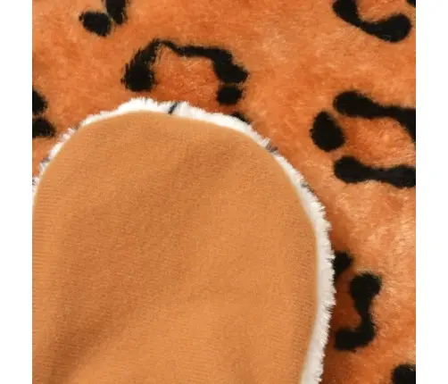 Leoparda Paklājs, 139 Cm, Brūns Plīšs Vidaxl