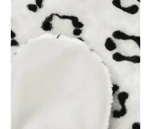 Leoparda Paklājs, 139 Cm, Balts Plīšs Vidaxl Leoparda Paklājs, 139 Cm, Balts Plīšs Vidaxl