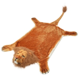 Kilimas Liūtas, Pliušinis, 205 cm Rudas