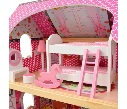 Vidaxli Kolmekorruseline Nukumaja 60 X 30 X 90 Cm Puit