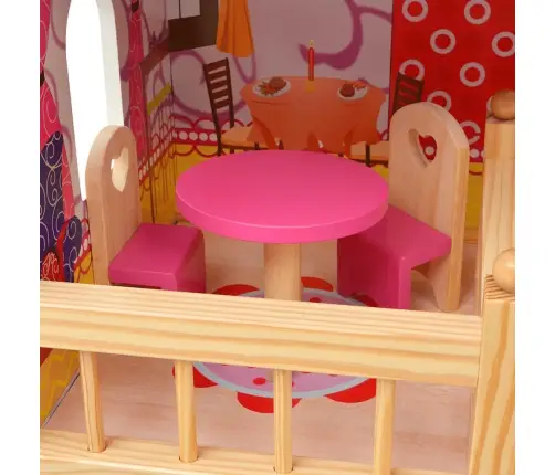 Vidaxli Kolmekorruseline Nukumaja 60 X 30 X 90 Cm Puit