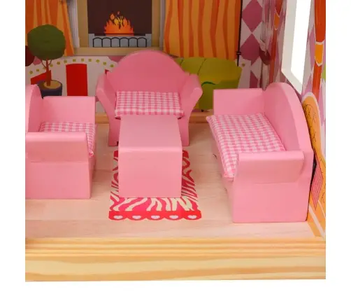 Vidaxli Kolmekorruseline Nukumaja 60 X 30 X 90 Cm Puit