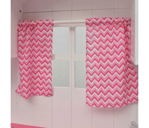 Mänguköök, Puidust 82 X 30 X 100 Cm Roosa Ja Valge