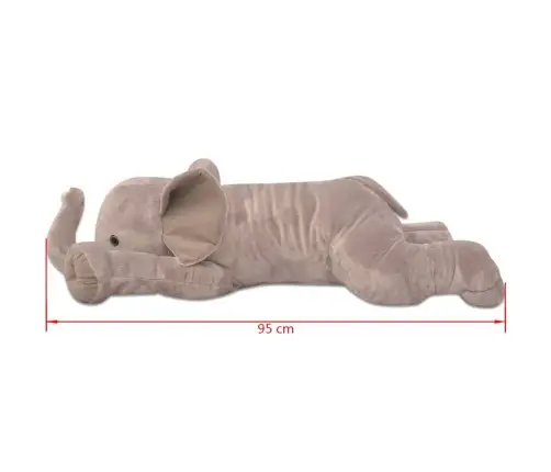 Rotaļu Zilonis, Xxl, Plīšs, 95 Cm  Vidaxl