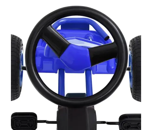 Õhkrehvidega Pedaalidega Kartauto, Sinine