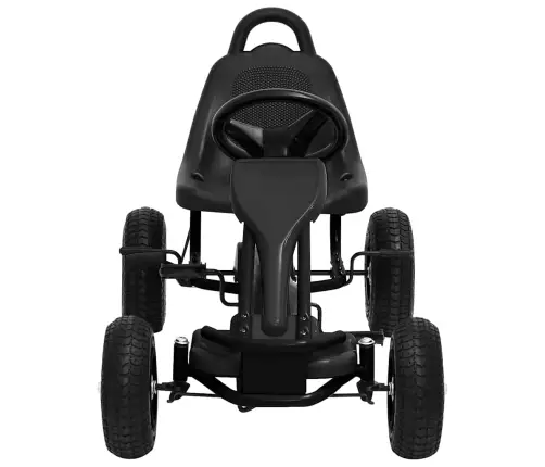 Pedalais Minamas Kartingas Su Pneumat. Padangomis, Juodas