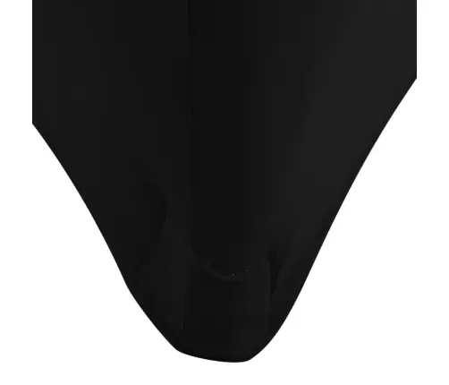 Galda Pārvalki, 2 Gab., 120X60,5X74Cm, Elastīgi, Melni Vidaxl