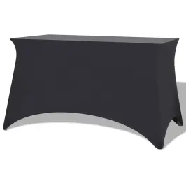 Galda Pārvalki, 2 Gab., 120X60,5X74Cm, Elastīgi, Antracītpelēki Vidaxl