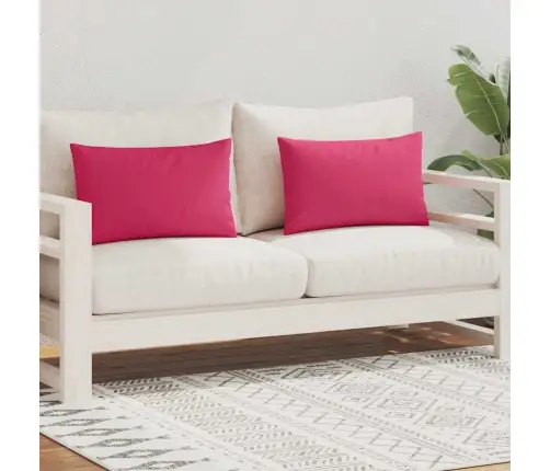 Dārza Mēbeļu Spilveni, 2 Gab., 60X40 Cm, Rozā Vidaxl