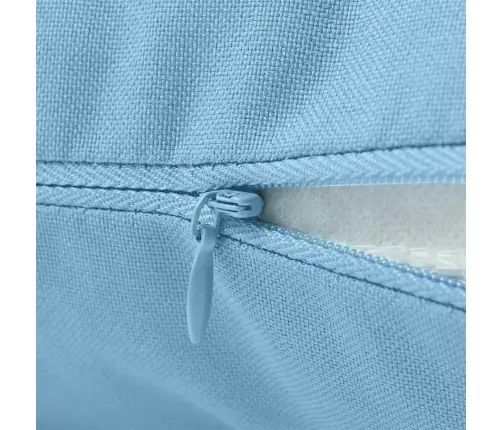 Lauko Pagalvės, 4 Vnt., Šviesiai Mėlynos Sp., 60X40Cm