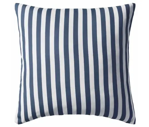 Dārza Mēbeļu Spilveni, 2 Gab., 45X45 Cm, Svītraini, Tumši Zili Vidaxl