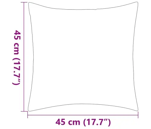 Dārza Mēbeļu Spilveni, 4 Gab., 45X45 Cm, Svītraini, Tumši Zili Vidaxl