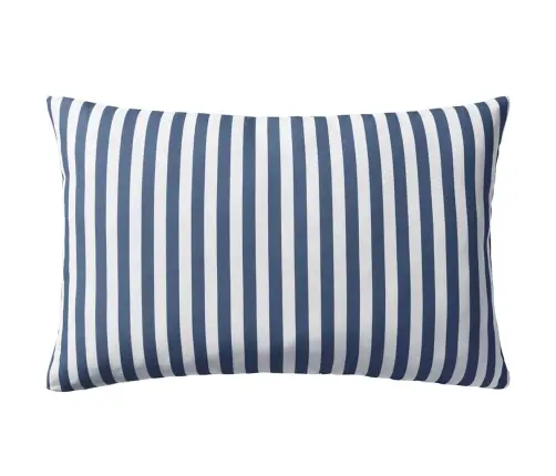 Lauko Pagalvės, 2 Vnt., Tamsiai Mėlynos Sp., 60X40cm Dryžuotos