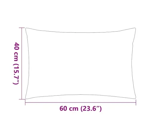 Lauko Pagalvės, 2 Vnt., Tamsiai Mėlynos Sp., 60X40cm Dryžuotos