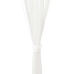 Nöörkardinad 2 Tk, 100 X 250 cm Valge