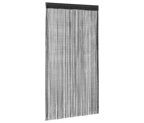 Bārkšu Aizkari, 2 Gab., 100X250 Cm, Melni Vidaxl