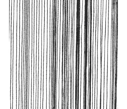 Bārkšu Aizkari, 2 Gab., 100X250 Cm, Melni Vidaxl