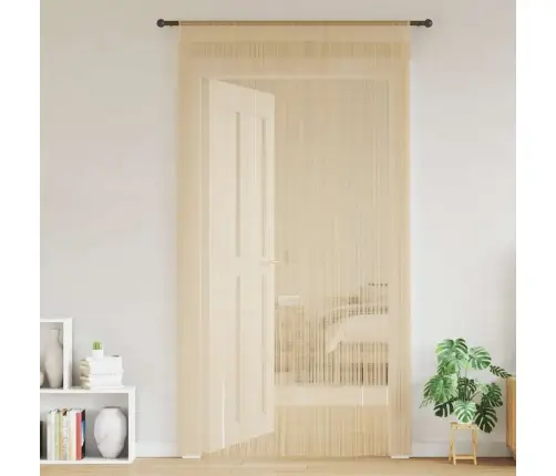 Virvelinės Užuolaidos, 2Vnt., 140X250cm Smėlio Spalvos