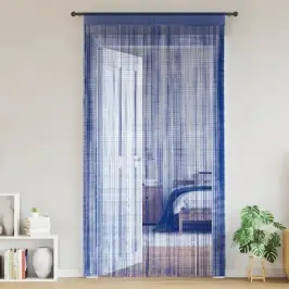 Bārkšu Aizkari, 2 Gab., 100X250 Cm, Zili Vidaxl Bārkšu Aizkari, 2 Gab., 100X250 Cm, Zili Vidaxl