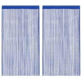 Bārkšu Aizkari, 2 Gab., 140X250 Cm, Zili Vidaxl