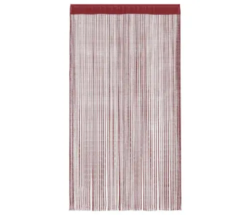 Bārkšu Aizkari, 2 Gab., 100X250 Cm, Vīnsarkani Vidaxl