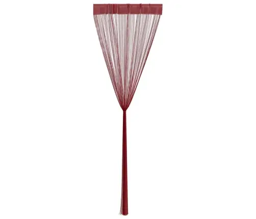 Bārkšu Aizkari, 2 Gab., 100X250 Cm, Vīnsarkani Vidaxl