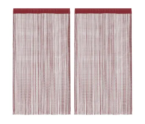 Bārkšu Aizkari, 2 Gab., 140X250 Cm, Vīnsarkani Vidaxl Bārkšu Aizkari, 2 Gab., 140X250 Cm, Vīnsarkani Vidaxl