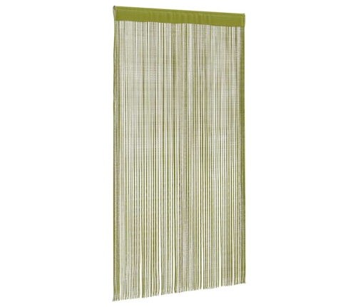 Nöörkardinad 2 Tk, 100 X 250 cm Roheline