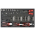 Instrumentu Ratiņi Ar 1125 Instrumentiem, Sarkani, Tērauda Vidaxl