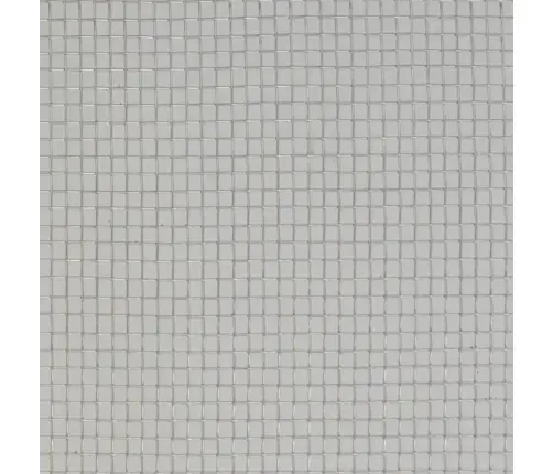 Siets, Nerūsējošs Tērauds, 100X1000 Cm, Sudraba Krāsā Vidaxl