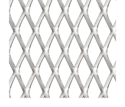 Dārza Stiepļu Žogs, Nerūsējošs Tērauds, 50X50 Cm, 45X20X4 Mm Vidaxl