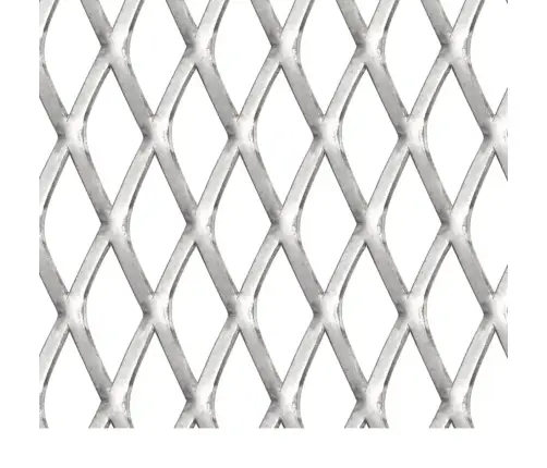 Dārza Stiepļu Žogs, Nerūsējošs Tērauds, 100X85 Cm, 45X20X4 Mm Vidaxl