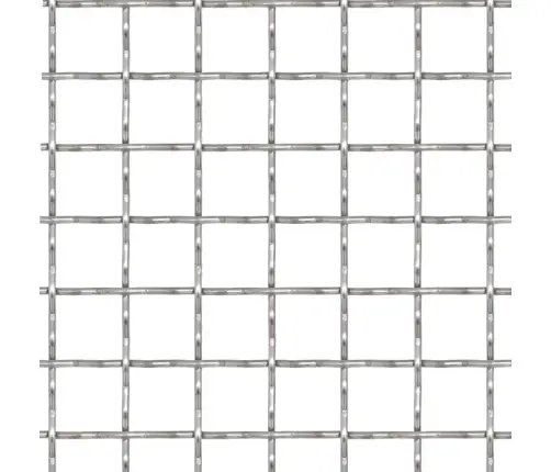 Dārza Stiepļu Žogs, Nerūsējošs Tērauds, 100X85 Cm, 11X11X2 Mm Vidaxl