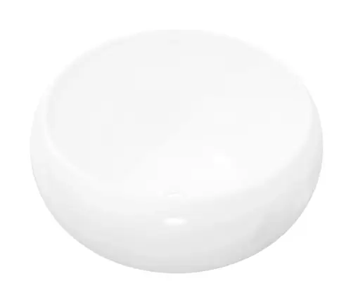 Praustuvas, Apvalus, Keramika, Baltas, 40X15 Cm