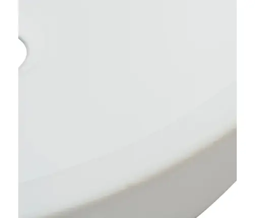 Praustuvas, Apvalus, Keramika, Baltas, 42X12 Cm