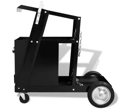 Metināšanas Instrumentu Ratiņi, 4 Atvilktnes, Melni  Vidaxl