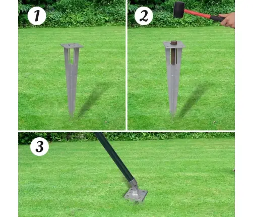 Euro Tvora, Žalia, 10X1,2M, Plienas