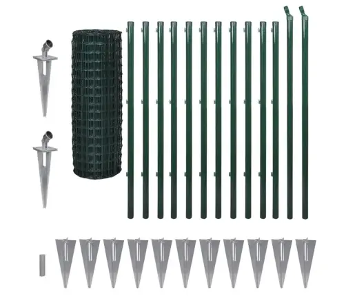 Euro Tvora, Žalia, 25X1,2M, Plienas