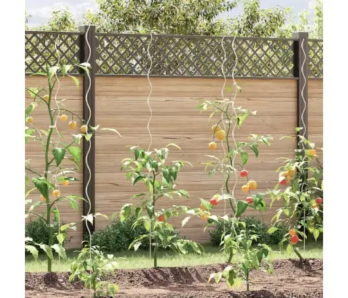 Mietiņi Augiem, 50 Gab., Spirālveida, 170 Cm, Cinkots Tērauds Vidaxl