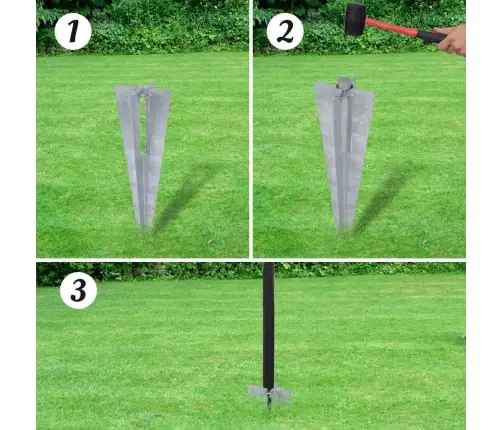 Tinklinė Tvora Su Smaigais, Pilka, 0,8X25M