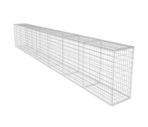 Gabions Ar Vāku, Cinkots Tērauds, 600X50X100 Cm   Vidaxl